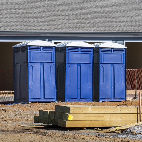 do you offer hand sanitizer dispensers inside the portable toilets in Eure North Carolina